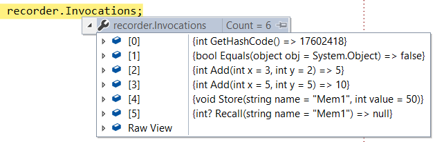 debugging display
